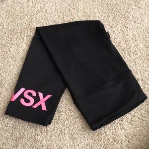 VSX Black Leggings with Neon Pink retail